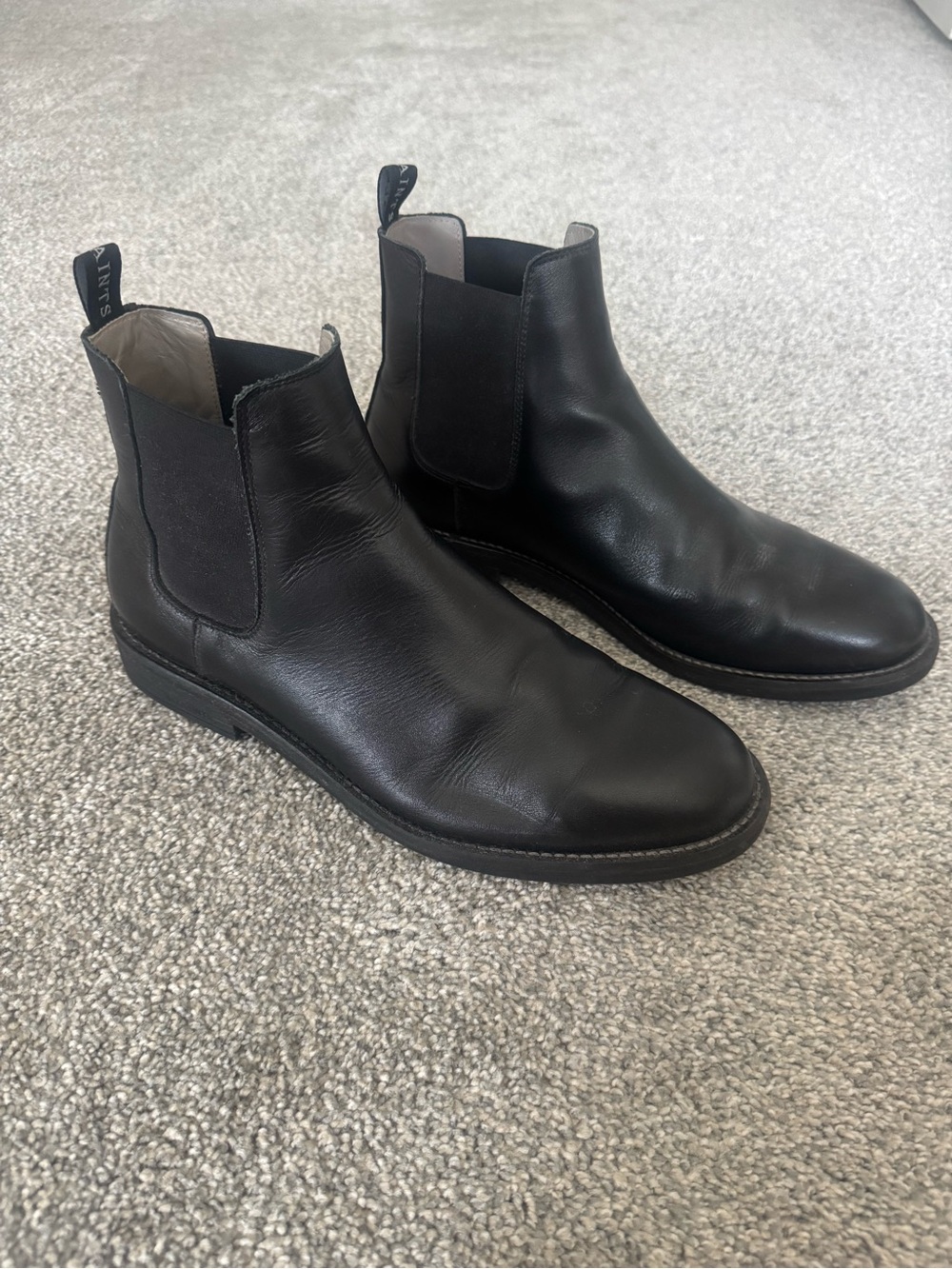 All Saints Men's Black Chukka Chelsea Boots